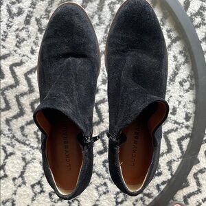 Lucky Brand Black Chukka Boots Sleek Design